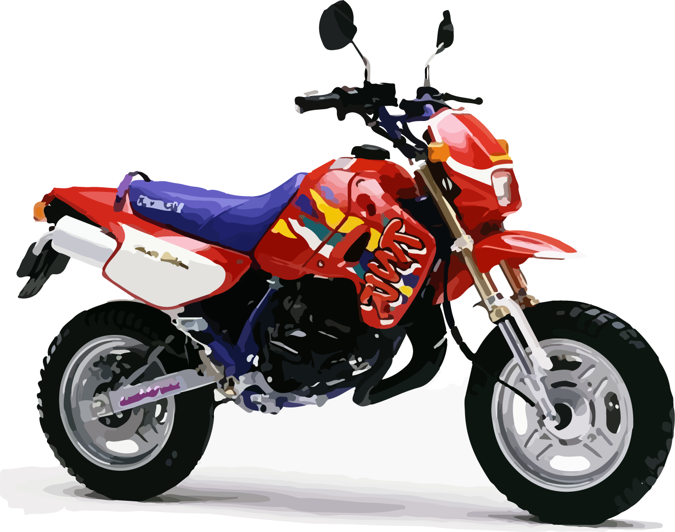 バイク履歴07 1994年か1996年モデル カワサキ | KAWASAKI KSR-2 （KSR80) | KSR-Ⅱ: バイクが好きでバイクに悩む